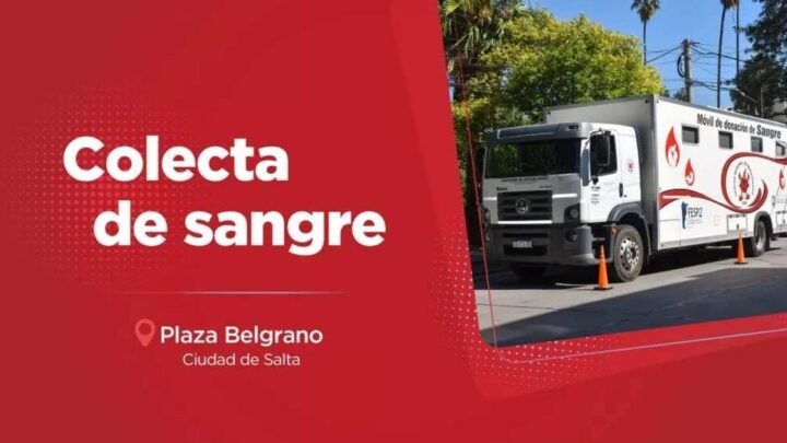 miércoles harán promoción colecta sangre Plaza