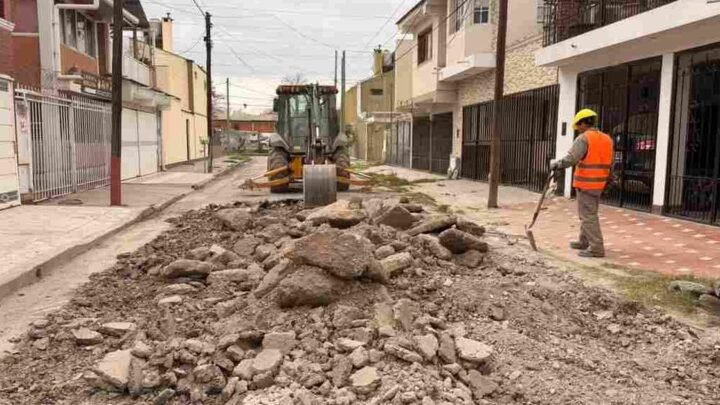 pavimentación barrio Welindo Toledo