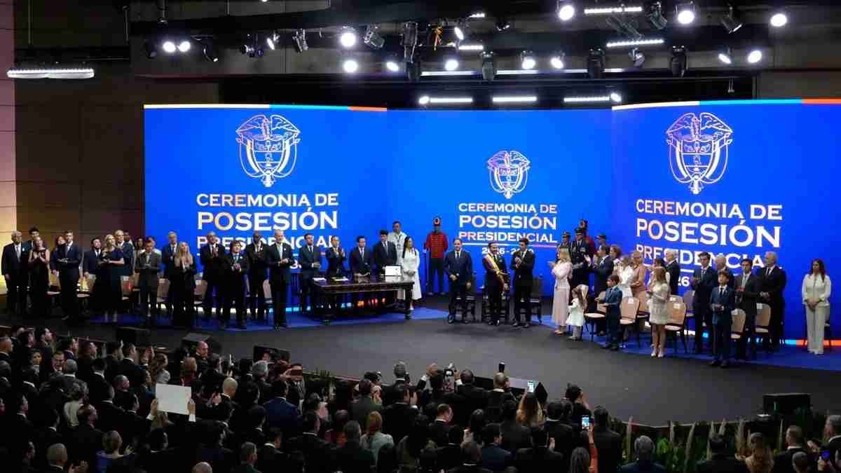 Milei De la Espriella Javier asiste toma posesión Abelardo Colombia