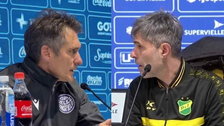Bochornoso final en el Amalfitani: Guillermo Barros Schelotto y Julio Vaccari se fueron a las manos