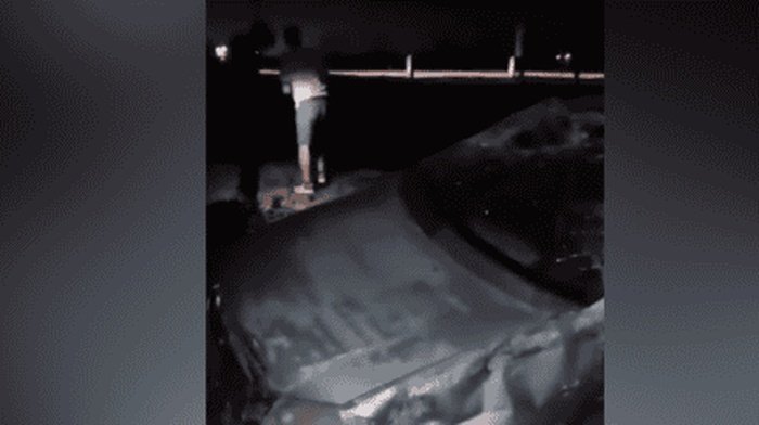 accidente Rosario de Lerma Volcó auto conductor retiró antes llegada policial