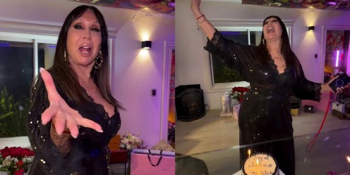 Moria Casán celebró sus 80 años con una íntima reunión familiar en Parque Leloir
