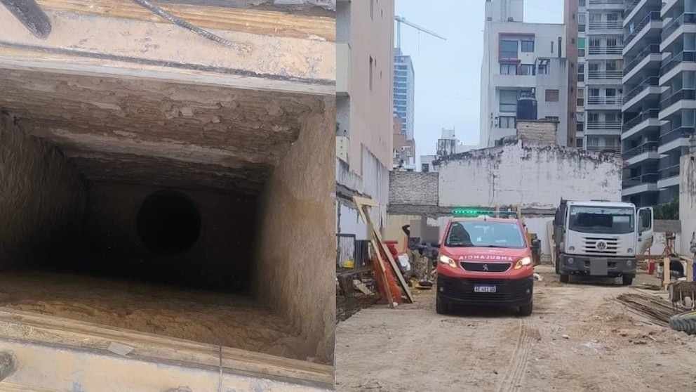 operario rescatado Nueva Córdoba caer pozo 17 metros