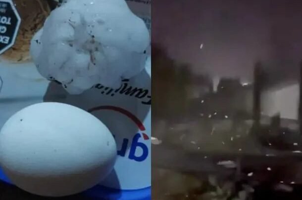Violento temporal de lluvia, viento y granizo dejó dos muertos en Brasil y graves daños en Misiones
