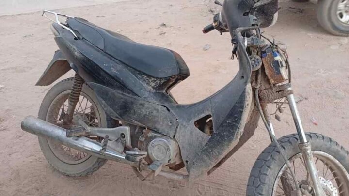 motocicleta con pedido de secuestro