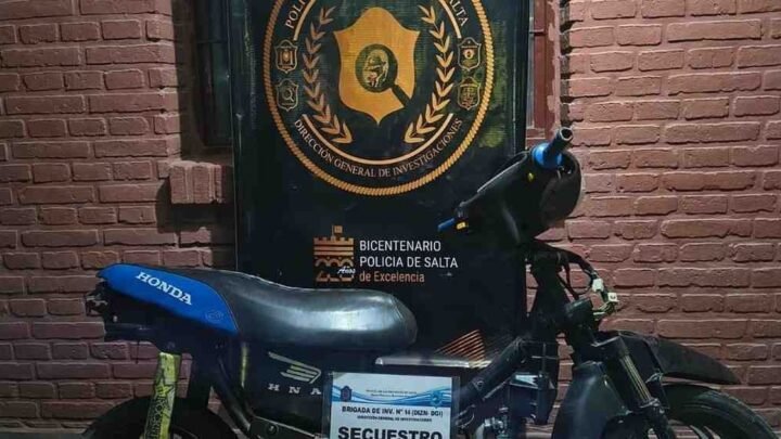 moto con pedido de secuestro