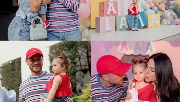 Mac Allister celebró el primer año de su hija Alaia con un emotivo festejo familiar