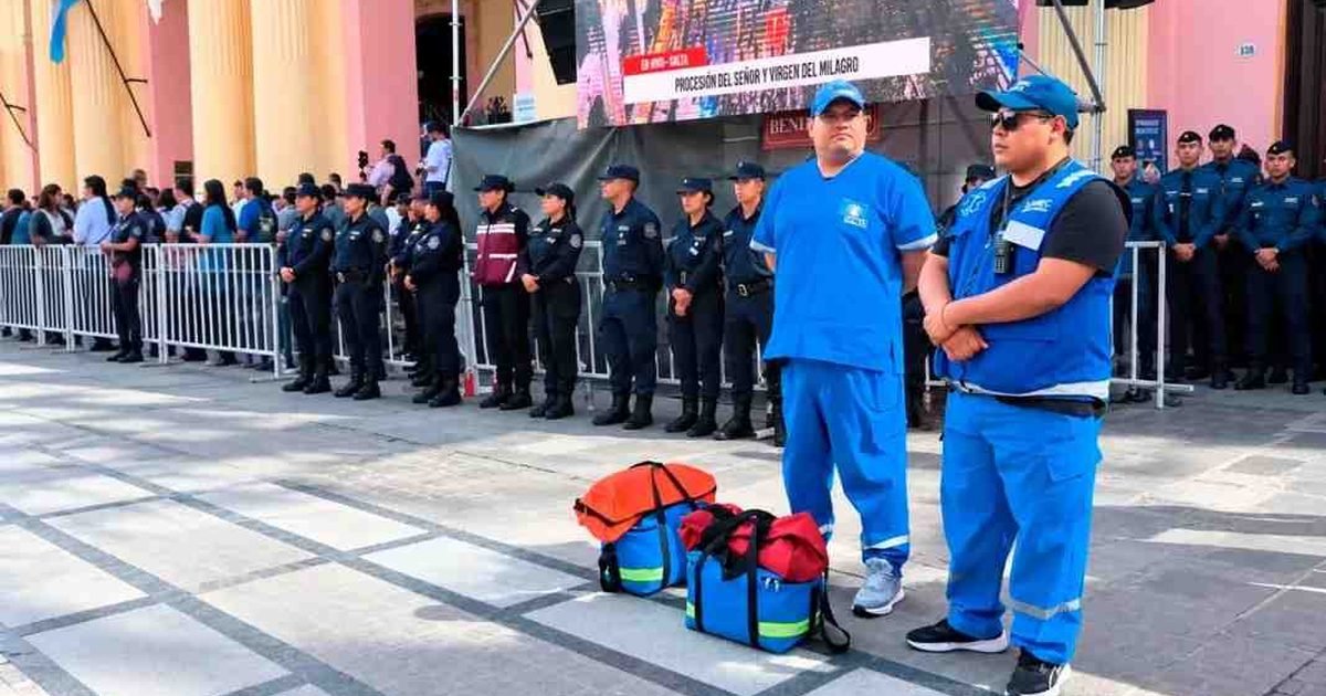 operativo sanitario Fiesta del Milagro