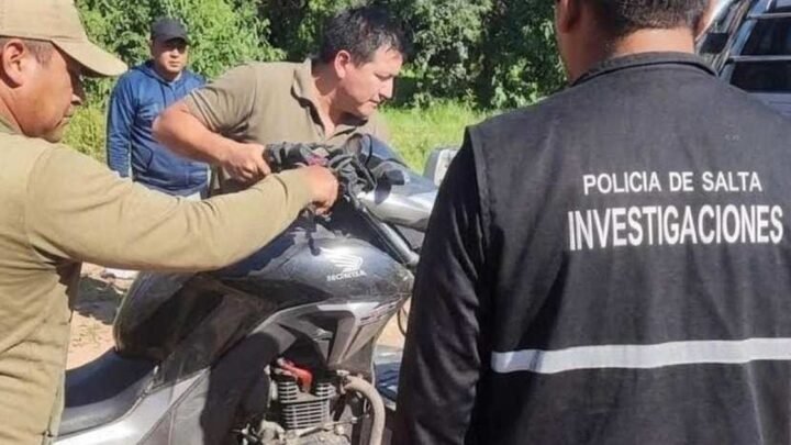 motocicleta robada
