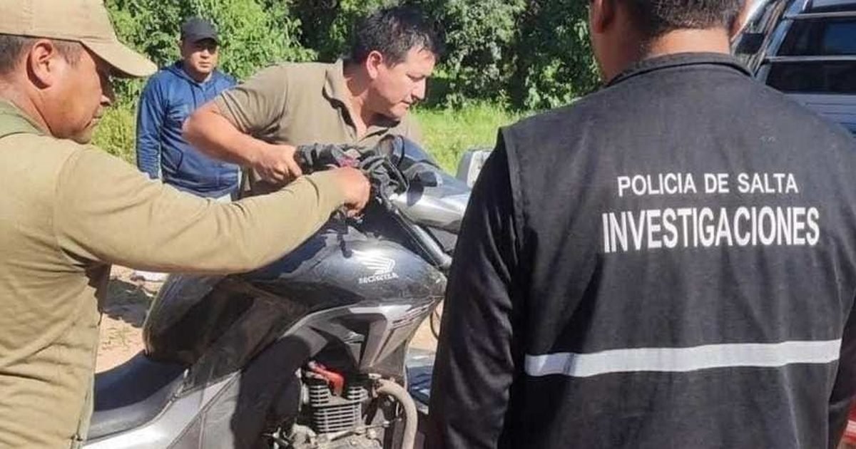 motocicleta robada