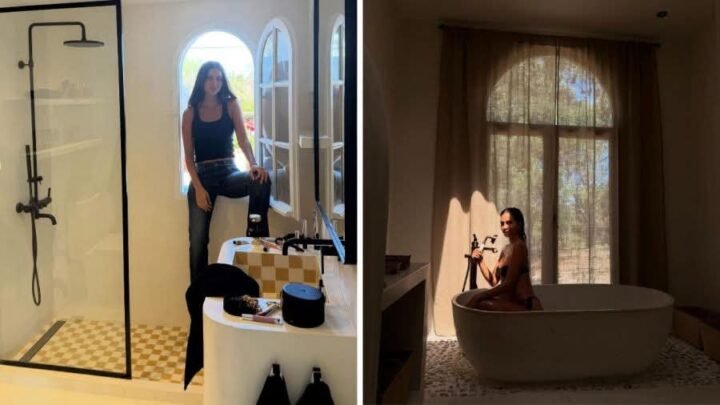 El sofisticado baño de Zaira Nara: detalles industriales y una propuesta de diseño que marca tendencia