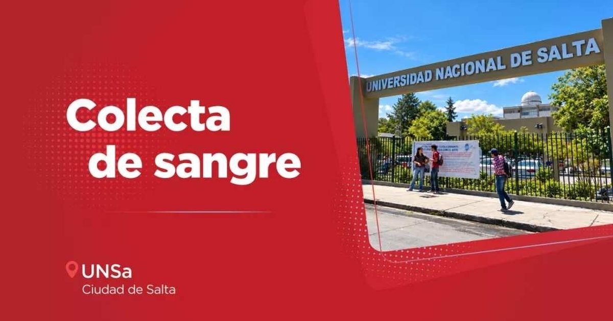 donar sangre en la UNSa