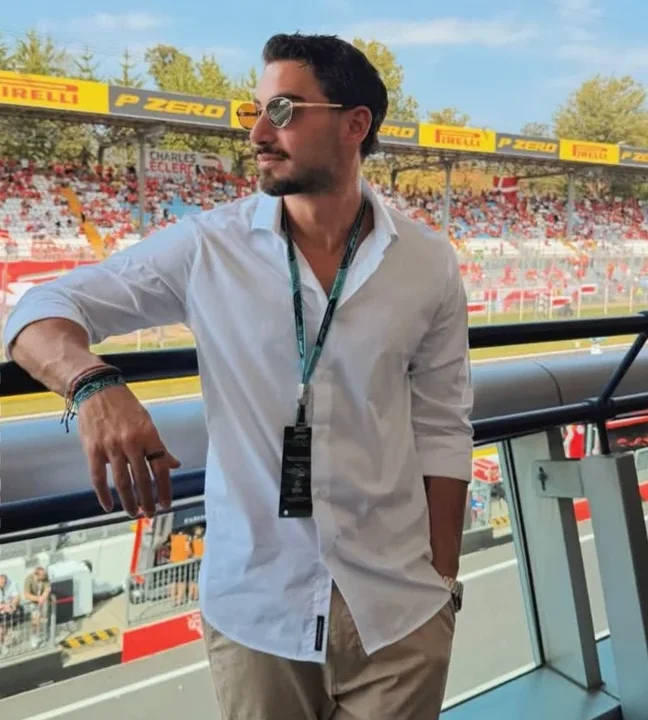 Nico Occhiato estuvo presente en el Autódromo Nacional de Monza para acompañar a Franco Colapinto durante el Gran Premio de