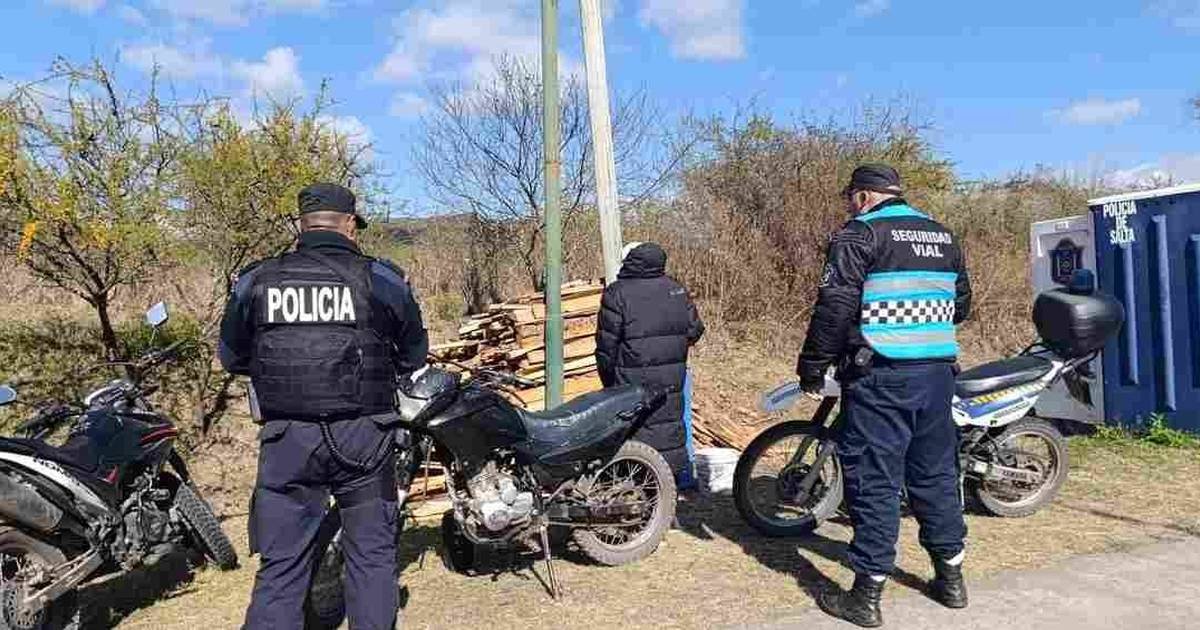 motocicleta con pedido de secuestro