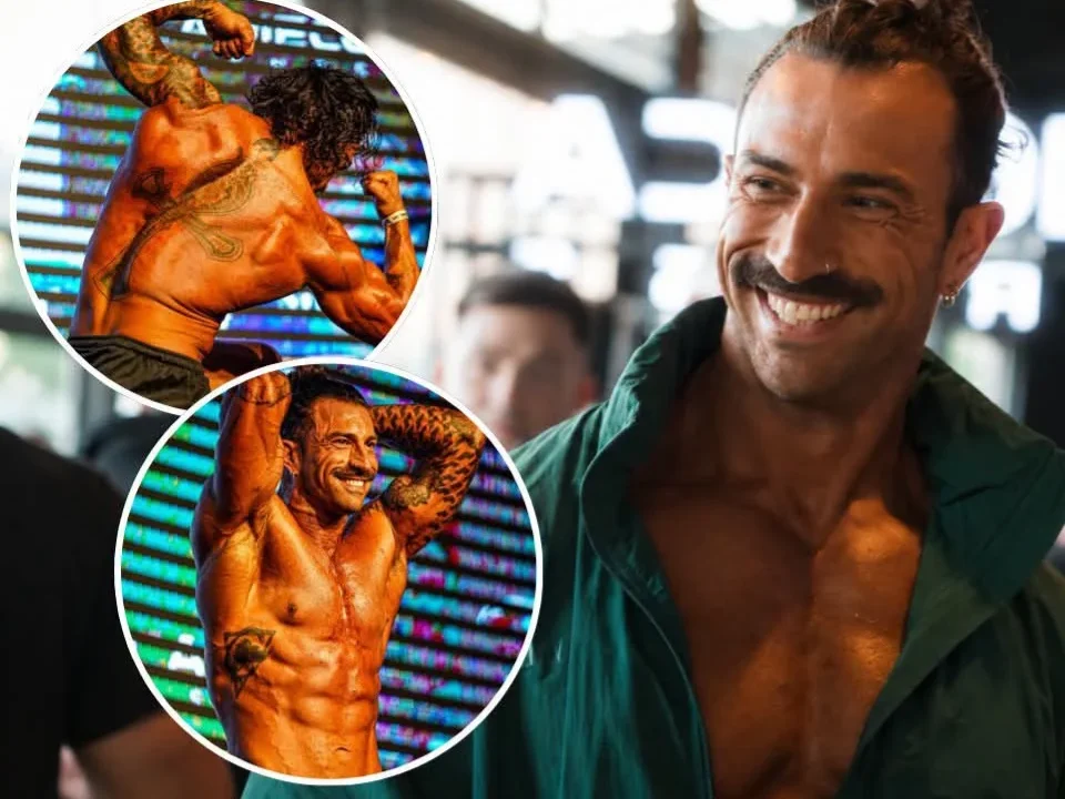Navarro impactó con su transformación física tras debutar en los Ultimate Fitness Awards