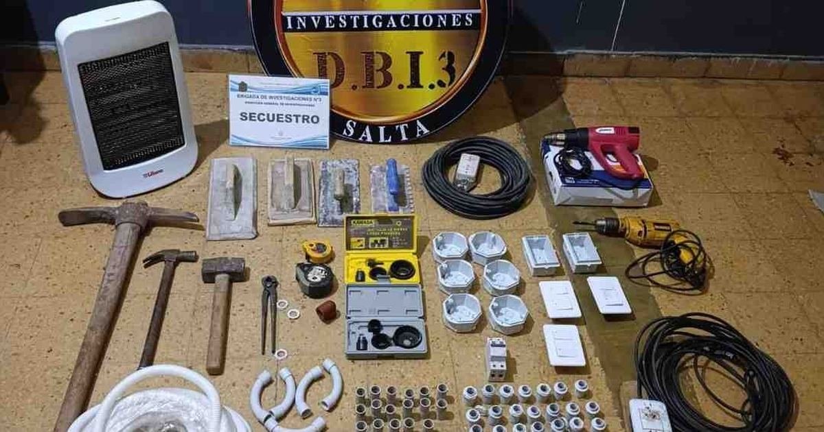herramientas robadas en Metan