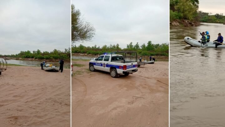 desaparición río Juramento Intensa búsqueda hombre desaparecido