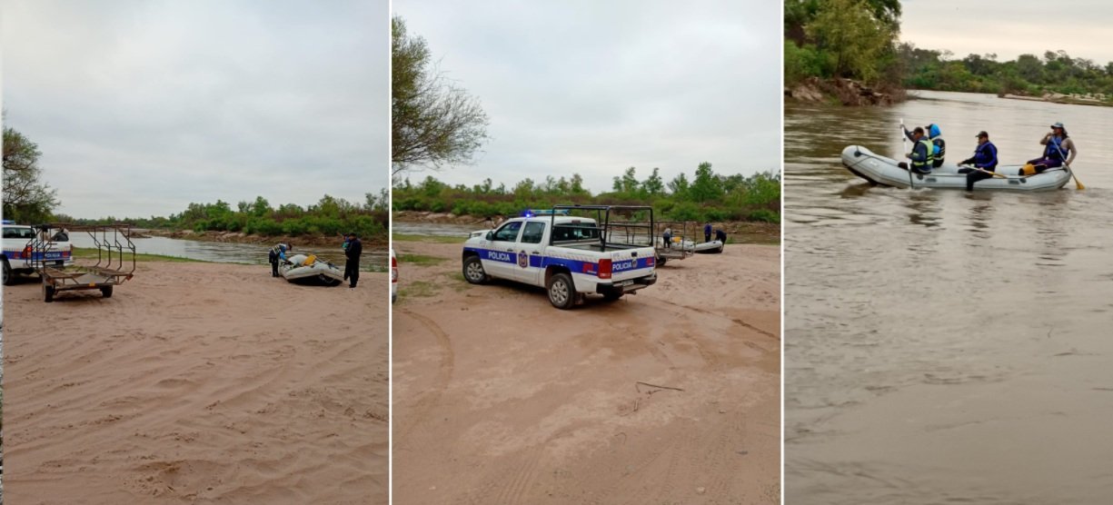 desaparición río Juramento Intensa búsqueda hombre desaparecido