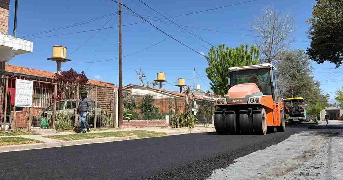 repavimentación en barrio Limache