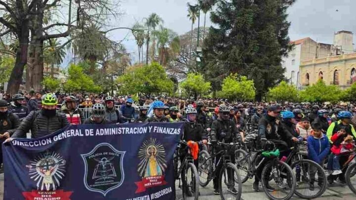 policías peregrinaron Catedral Basílica