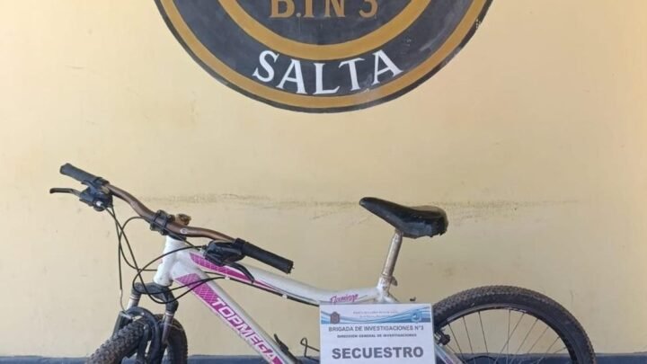 bicicleta robada en Metan