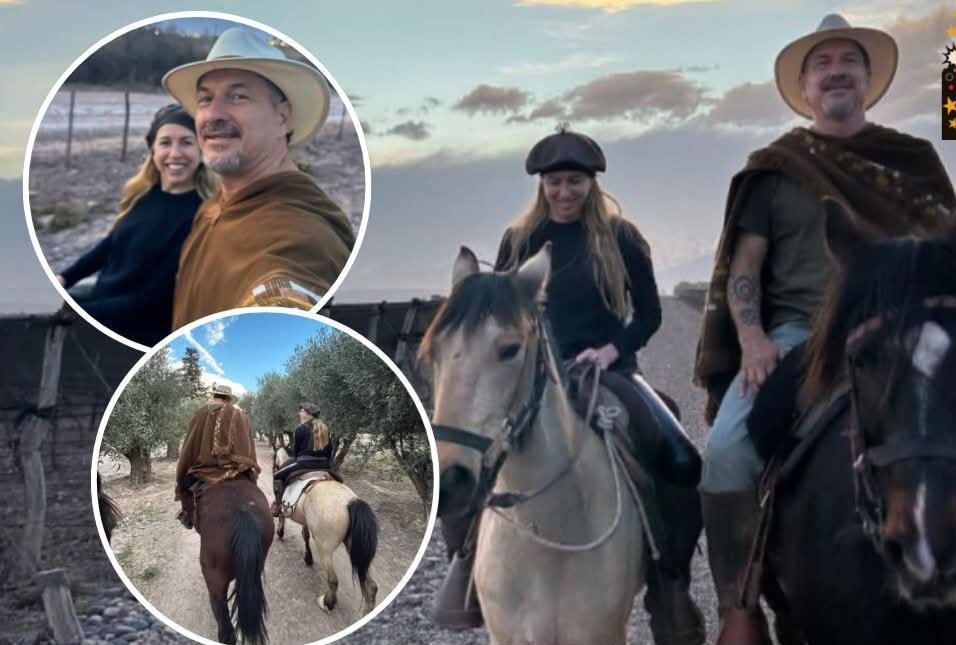 Florencia Bertotti y Federico Amador disfrutan de una escapada romántica en Mendoza