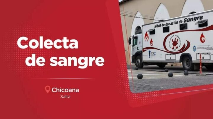 donar sangre en Chicoana
