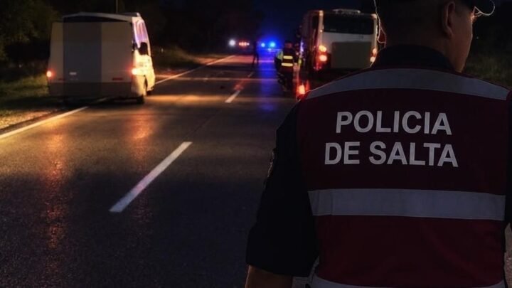 siniestro vial en Salta