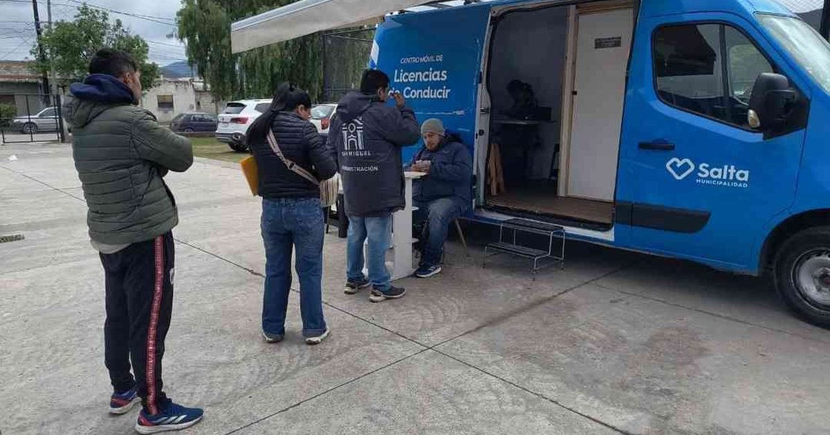 salteños siguen aprovechando Móvil Licencias barrios