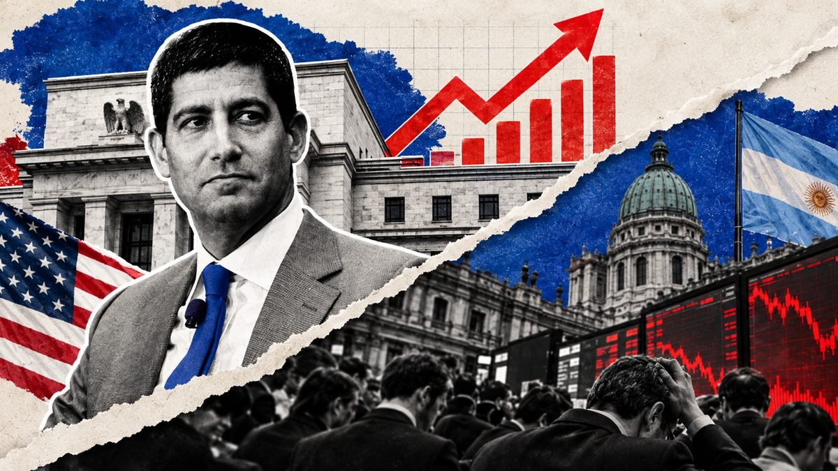 El mercado cerró otro mes para el olvido: el riesgo país saltó casi 100 puntos y el S&P Merval profundizó su deterioro