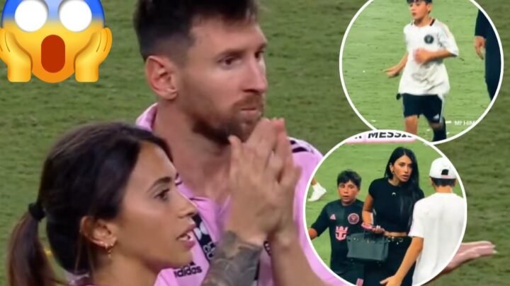 El gesto de Antonela Roccuzzo con Thiago que se volvió viral durante el festejo del Inter Miami