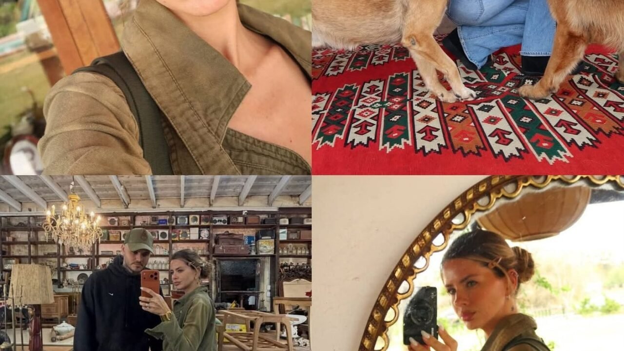 La China Suárez y Mauro Icardi sorprendieron con una salida a una casa de antigüedades
