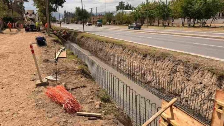 canal pluvial barrio Santa Ana