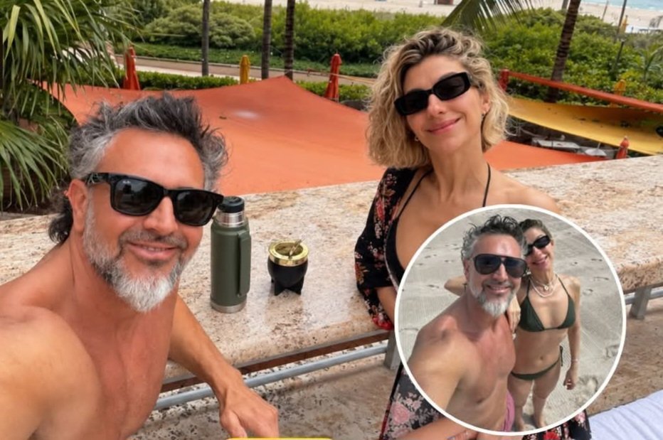 Leo Montero y María Laura Tedesco disfrutan de una escapada romántica en Miami