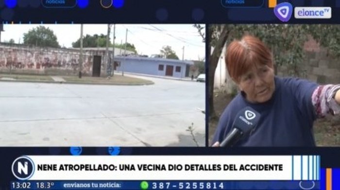Grave accidente en barrio Solís Pizarro: un niño de tres años fue atropellado por un colectivo