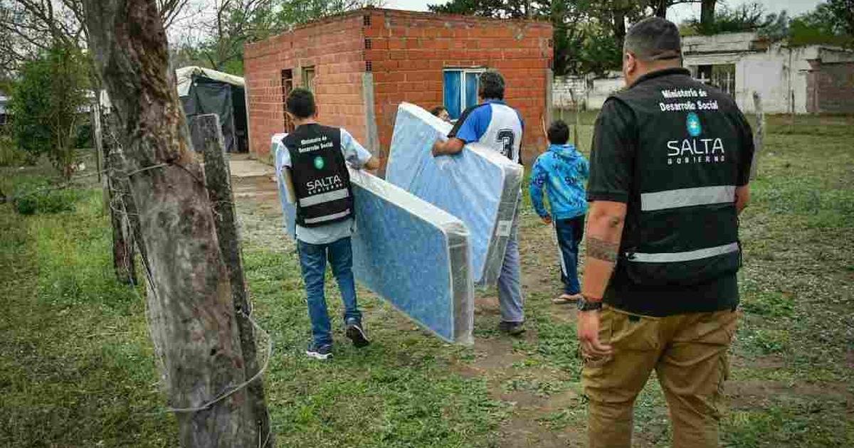familias afectadas por lluvias