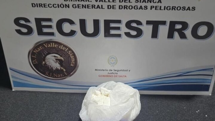 incautaron cocaína General Güemes