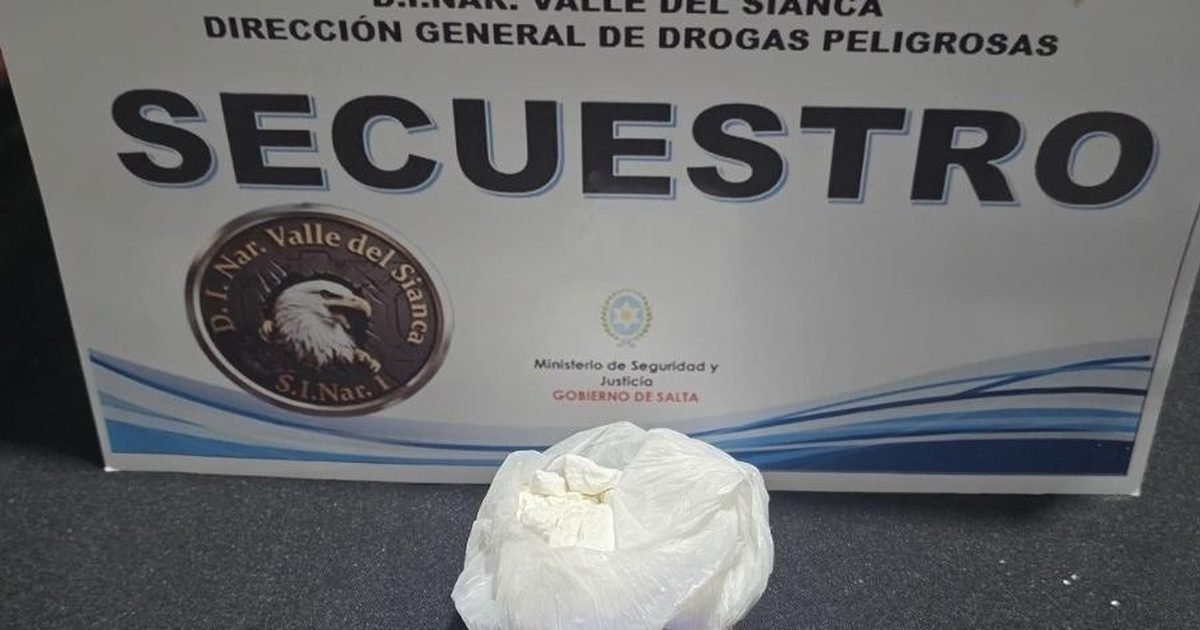 incautaron cocaína General Güemes