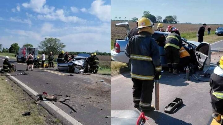 accidente en Santa Fe Trágico choque frontal joven falleció Ruta
