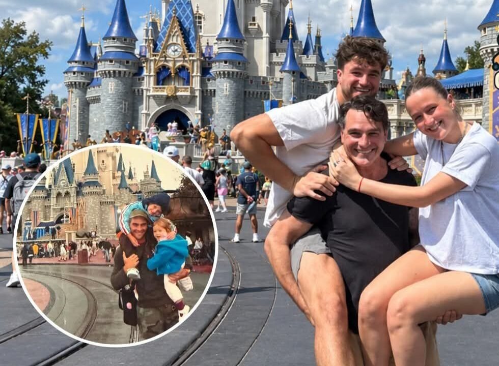 Hernán Drago recreó una icónica foto familiar en Disney tras dos décadas: "La magia continúa"