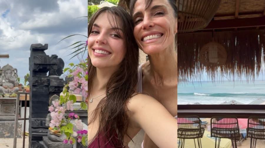 María Susini vive una experiencia de conexión total en Indonesia junto a su hija