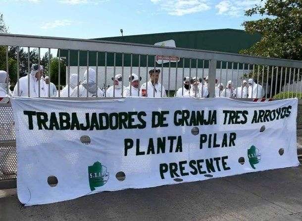 Indignación en Granja Tres Arroyos: la empresa pretendió pagar salarios con pollos