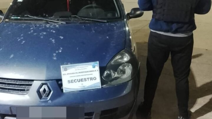 automóvil con pedido de secuestro