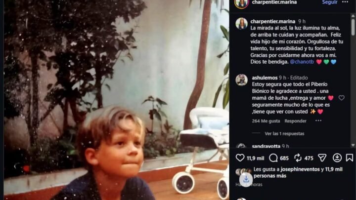 El emotivo saludo de Marina Charpentier a Moreno Charpentier por su cumpleaños número 45