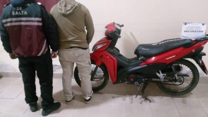 moto con pedido de captura