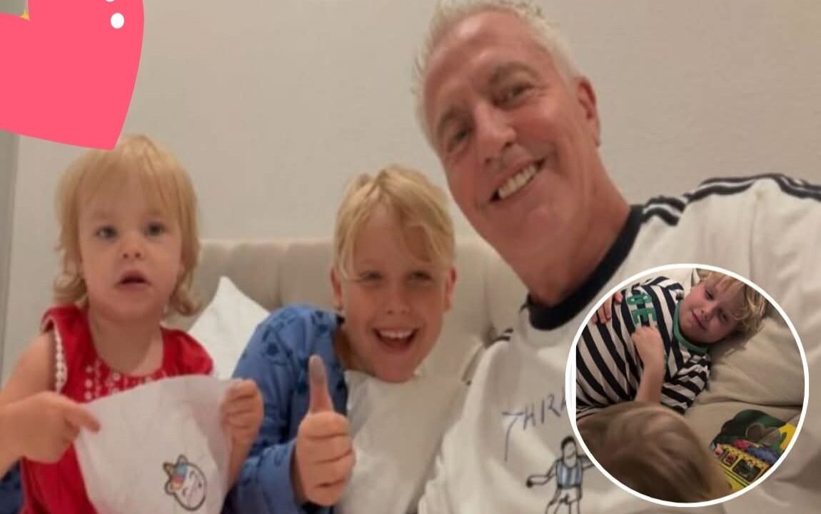 La tierna complicidad entre Mirko y Milenka: Marley compartió un momento íntimo de sus hijos