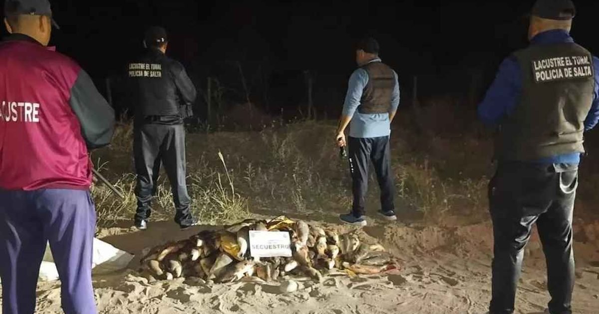 pesca ilegal en El Tunal