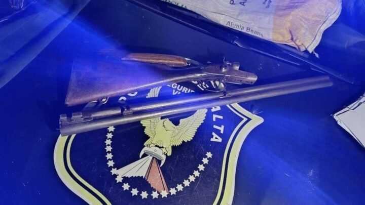 secuestro de una escopeta