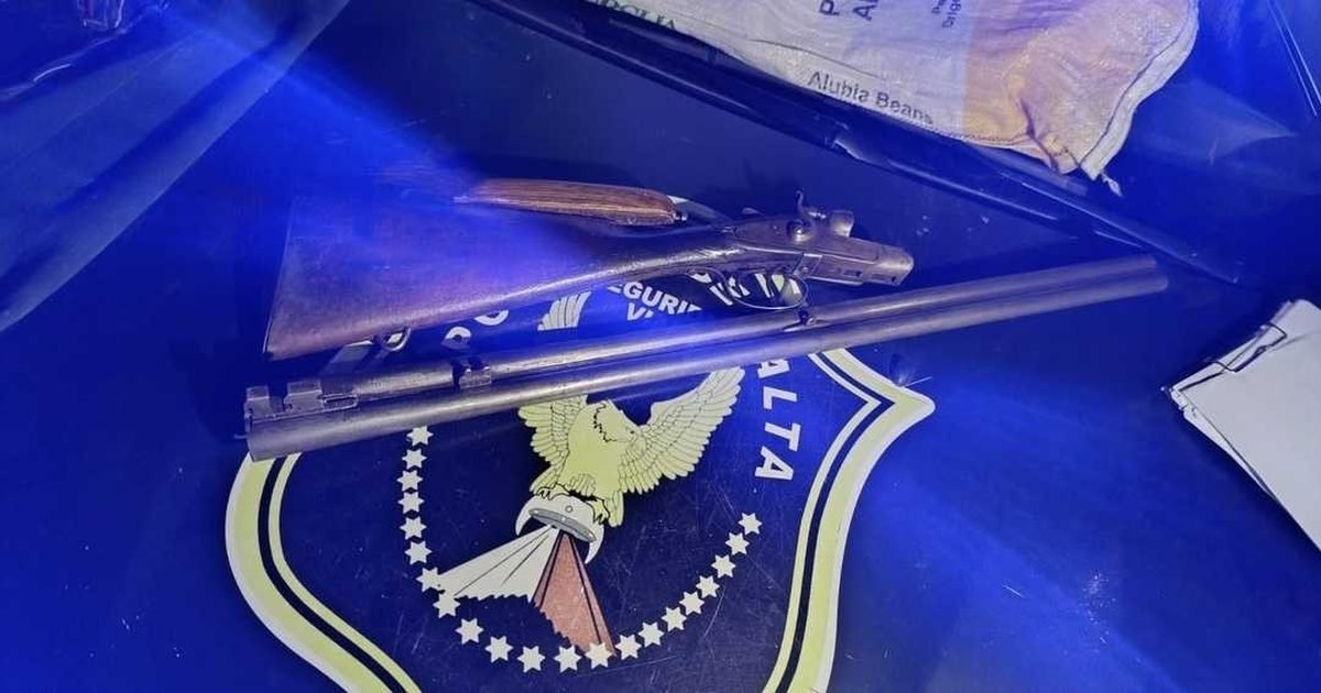 secuestro de una escopeta