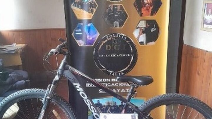 recuperaron bicicleta robada